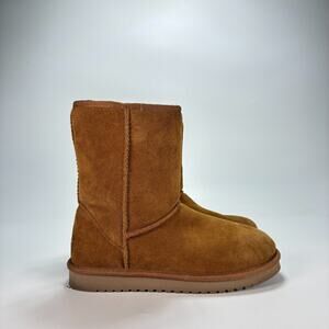 Koolaburra by UGG Koola Short Brown Suede Shearling Boots 1017090 Womens Size 7